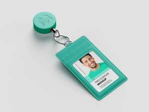 Fabric ID holder mockup