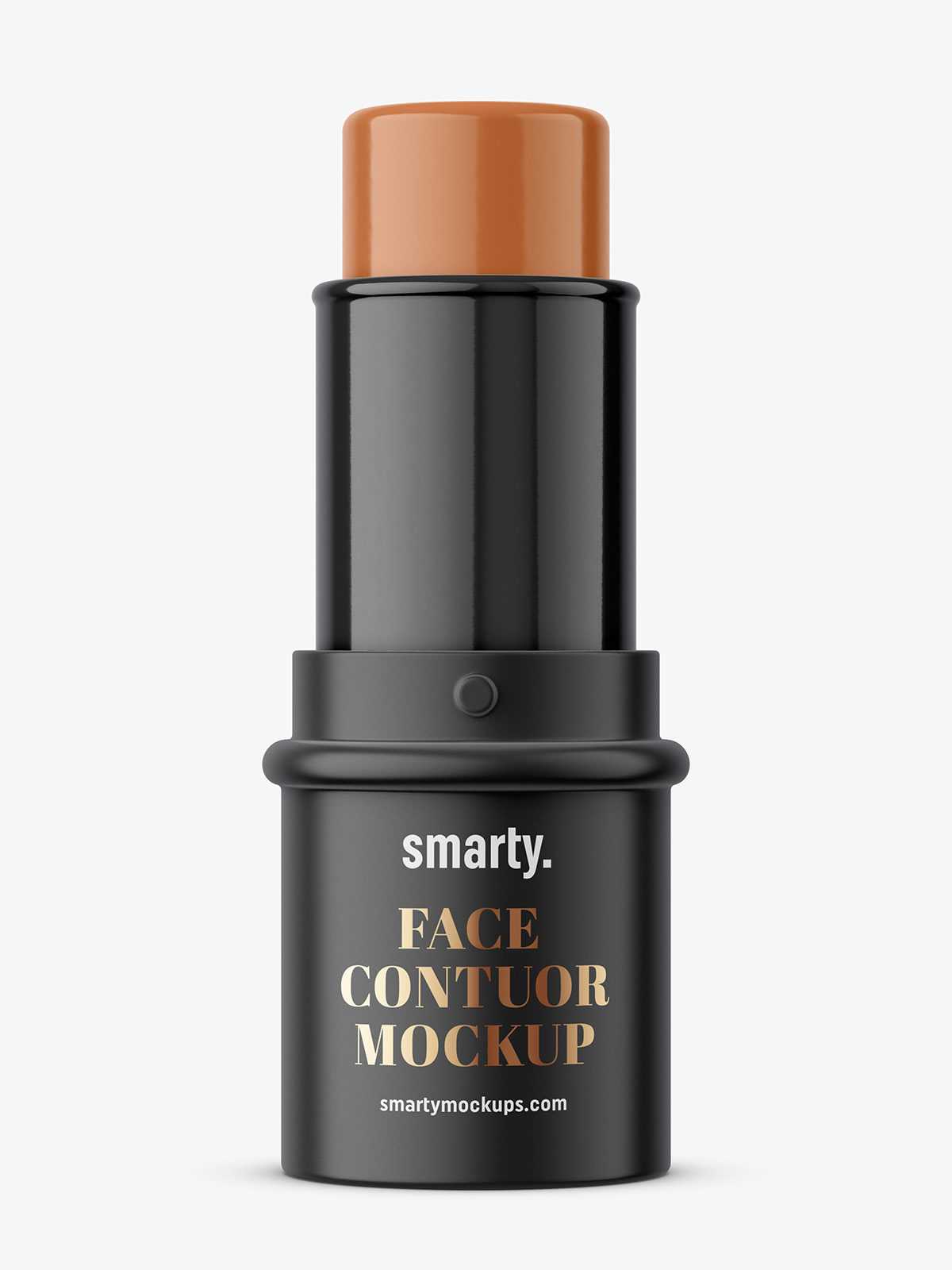 Face contour stick mockup