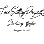 Face Sitting Project Font - Fonte Grátis Face Sitting Project Font