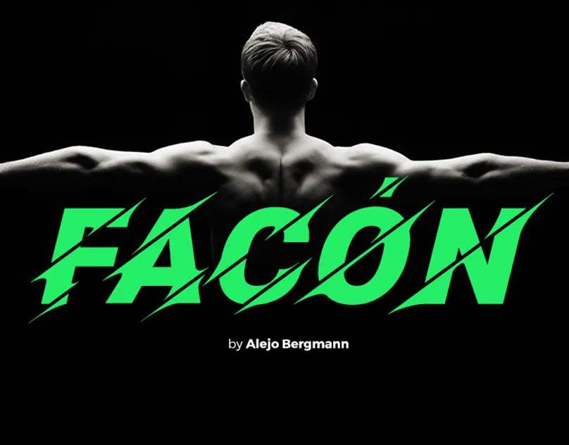 Facón Typeface
