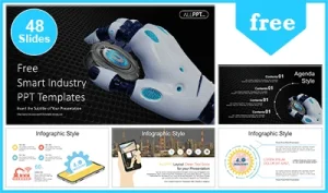 Factory Automation Industry PowerPoint Templates