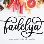 Fadelya Script Font