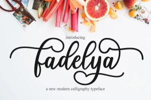 Fadelya Script Font