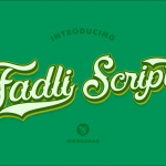 Fadli Script font - Fonte Grátis Fadli Script font