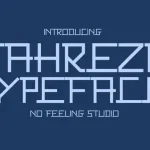 Fahreza Display Font