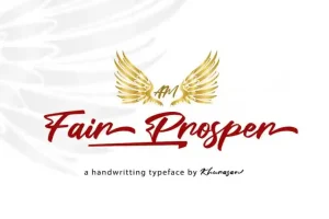 Fair Prosper Script Font
