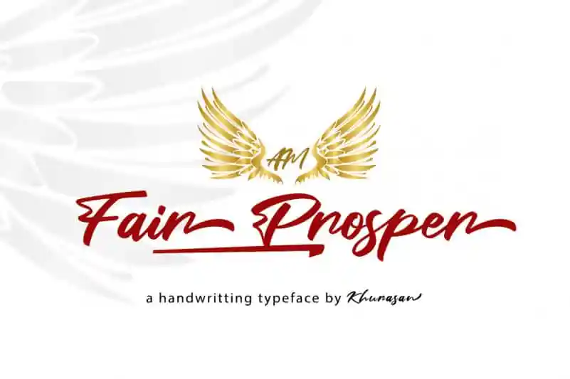 Fair Prosper Script Font