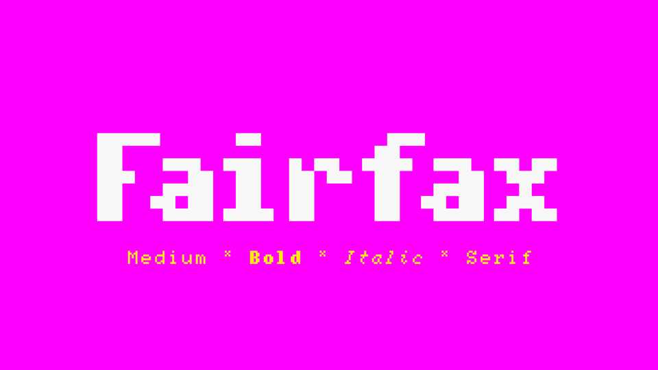 Fairfax Font Family › Fontesk