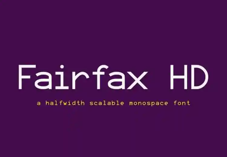 Fairfax HD Sans Serif Font
