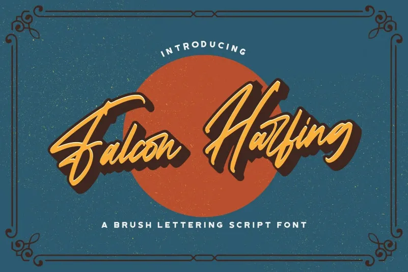 Falcon Harfing Font