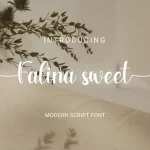 Falina sweet Calligraphy Font
