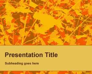 Fall PowerPoint Template Background