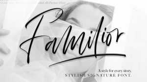 Familior Script Font › Fontesk
