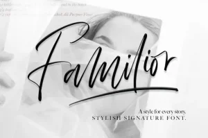 Familior Signature Font