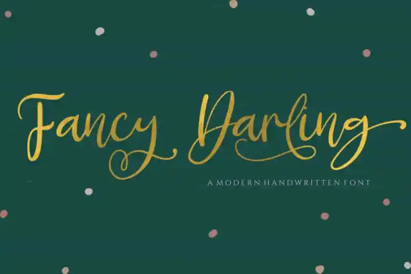 Fancy Darling Calligraphy Font
