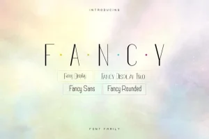Fancy Font Family - 12 Fonts