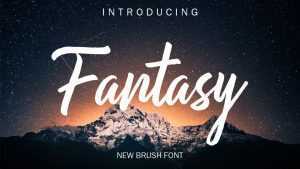 Fantasy Brush Font › Fontesk