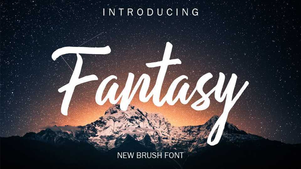 Fantasy Brush Font › Fontesk