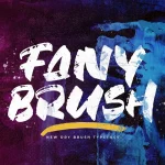 Fany Brush Font - Fonte Grátis Fany Brush Font