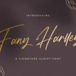 Fany Harlley Font - Fonte Grátis Fany Harlley Font