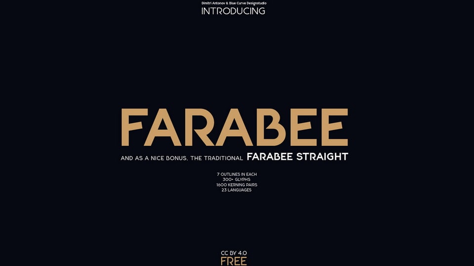 Farabee Font Family › Fontesk