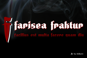 Farisea Fraktur & Layered Font