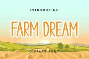 Farm Dream Display Font