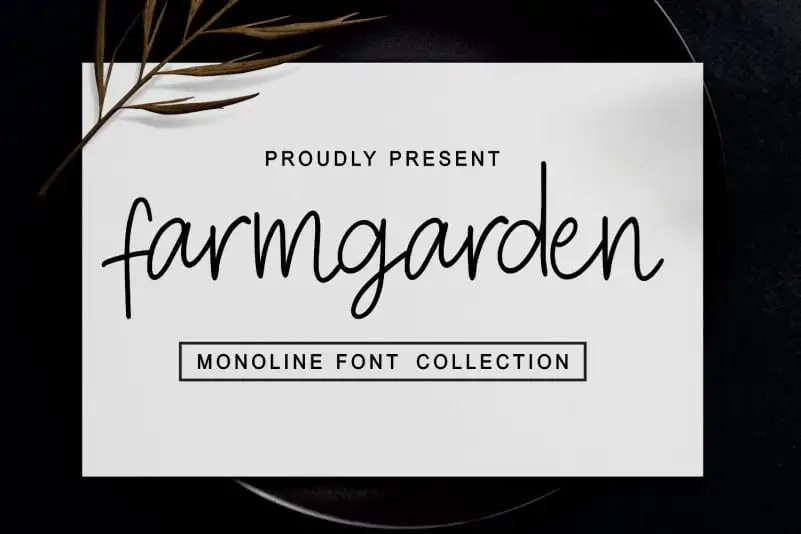 Farmgarden Handwritten Font