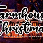 Farmhouse Christmas Script Font - Fonte Grátis Farmhouse Christmas Script Font