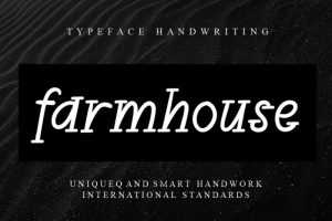 Farmhouse Display Font