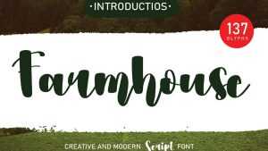 Farmhouse Font › Fontesk