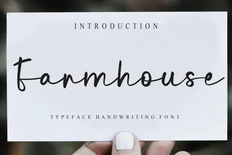 Farmhouse Font