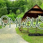 Farmhouse Handwritten Font - Fonte Grátis Farmhouse Handwritten Font