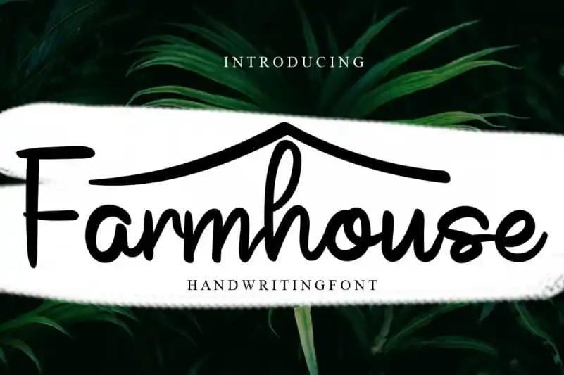 Farmhouse Script Font