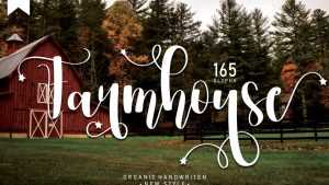 Farmhouse Script Font › Fontesk