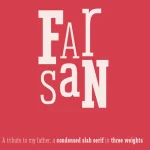 Farsan Slab Serif Font