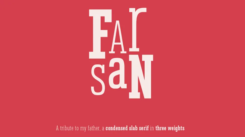 Farsan Slab Serif Font