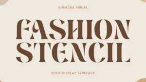 Fashion Stencil Font › Fontesk
