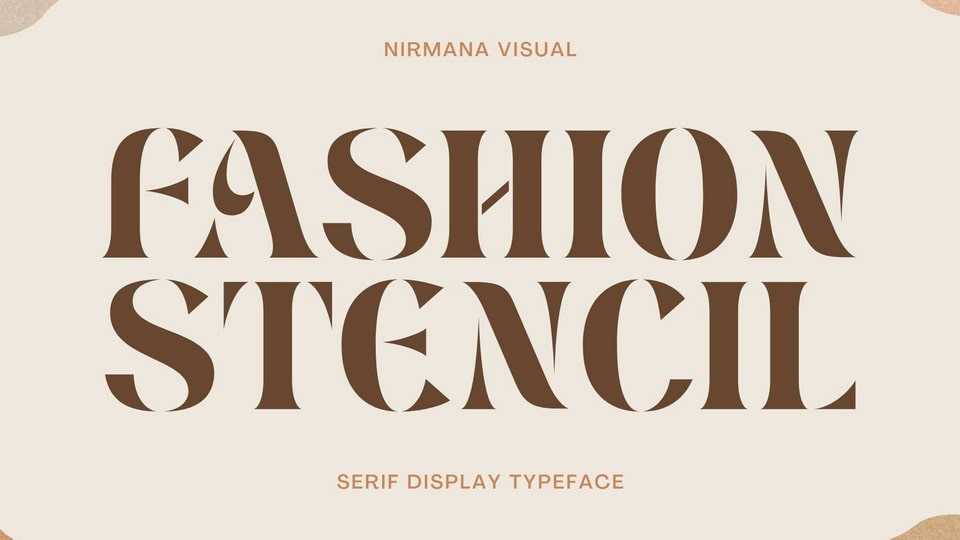 Fashion Stencil Font › Fontesk