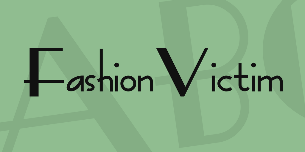 FashionVictim Font