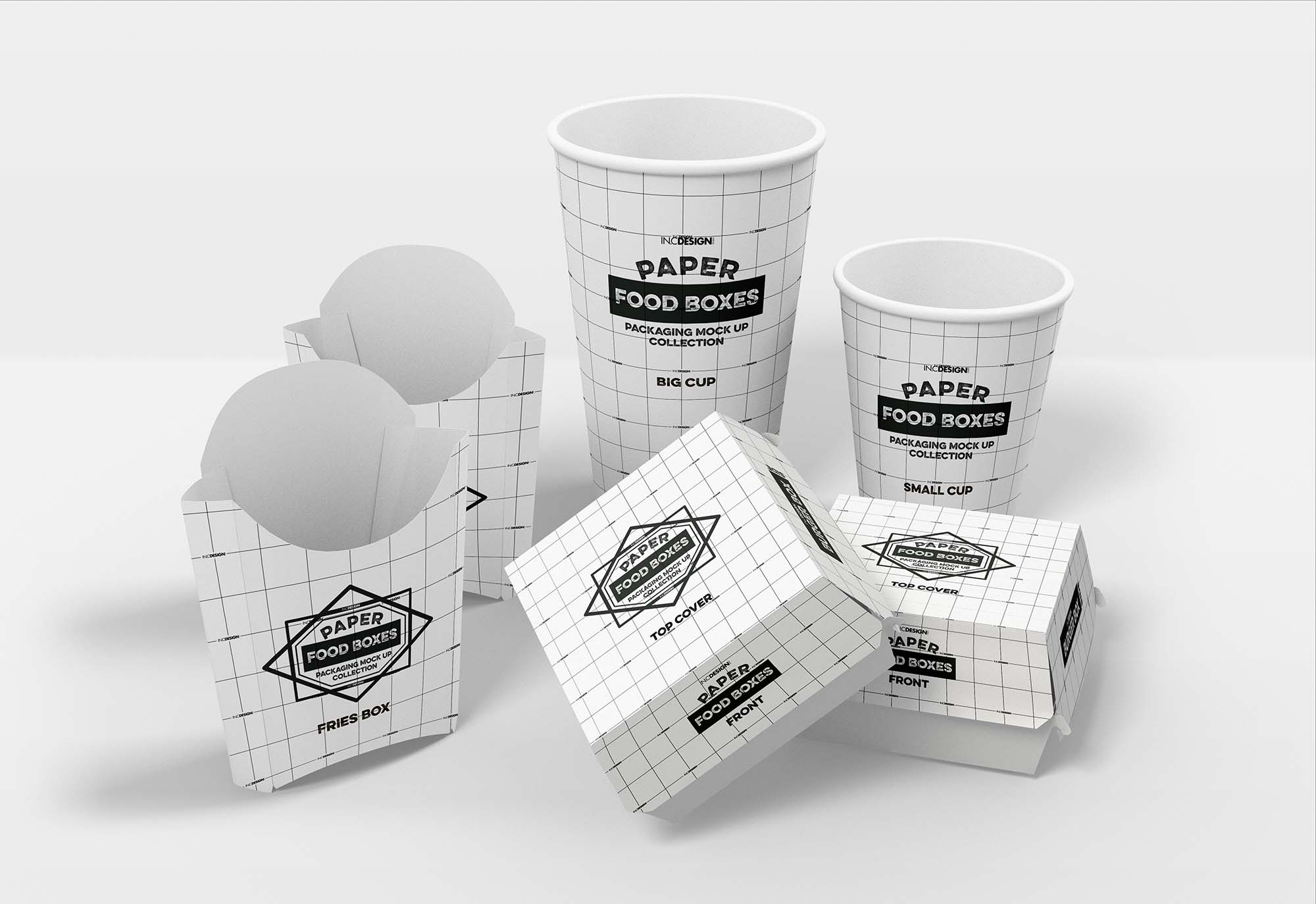 Fast Food Branding and Packaging Mockup (PSD)