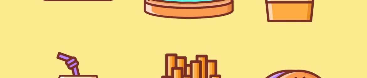 Fast Food Vector Icons (AI)