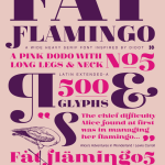 Fat Flamingo 5 Font - Fonte Grátis Fat Flamingo 5 Font