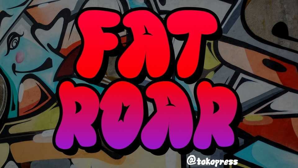 Fat Roar Font › Fontesk