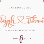 Fatayah Irhami Script Font - Fonte Grátis Fatayah Irhami Script Font