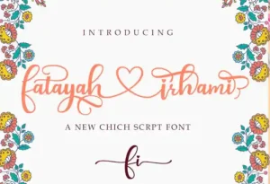 Fatayah Irhami Script Font
