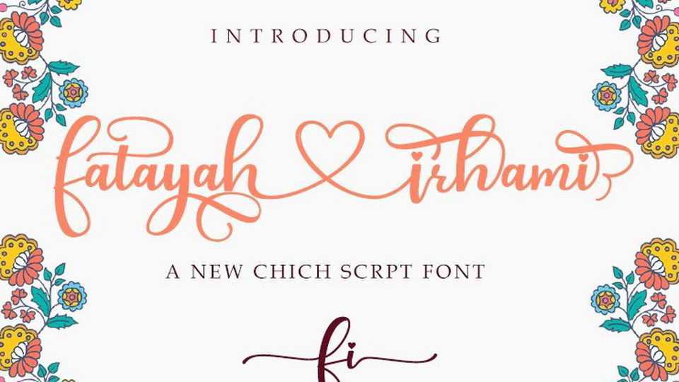 Fatayah Irhami Script Font › Fontesk