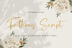 Fathony Script Font