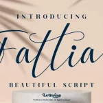 Fattia Script Font - Fonte Grátis Fattia Script Font