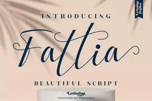 Fattia Script Font